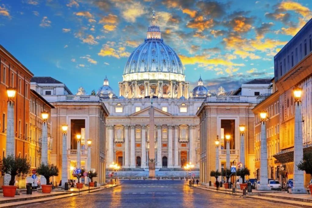 Vaticano-Metro A Luminoso Quadrilocale Rom Exteriör bild